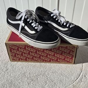 Vans Black and White Sneakers